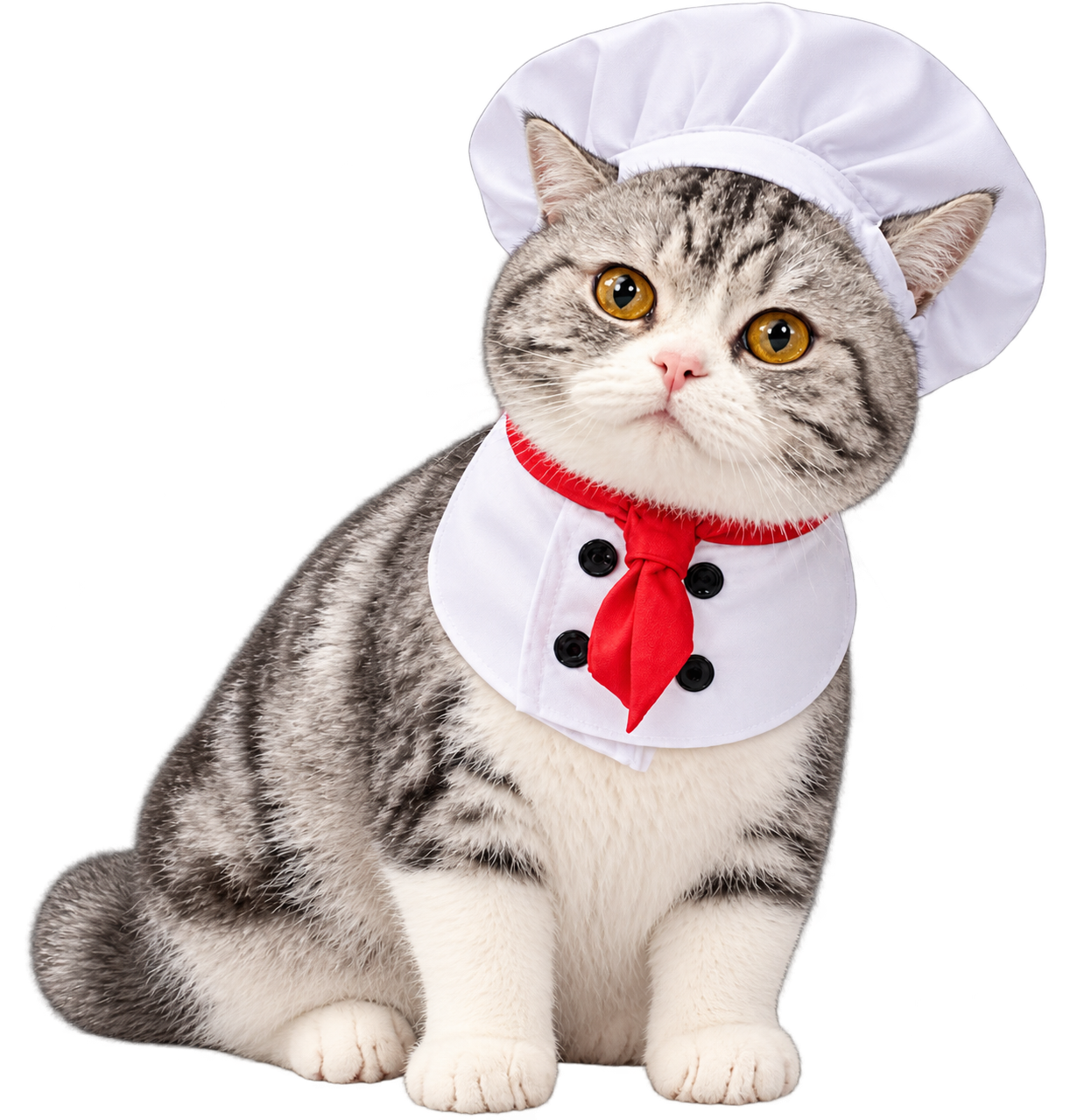 Chef Cat Costume – Cute Kitchen Master Outfit for Cats