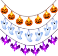 Creative Halloween pumpkin lantern in 3 sets
