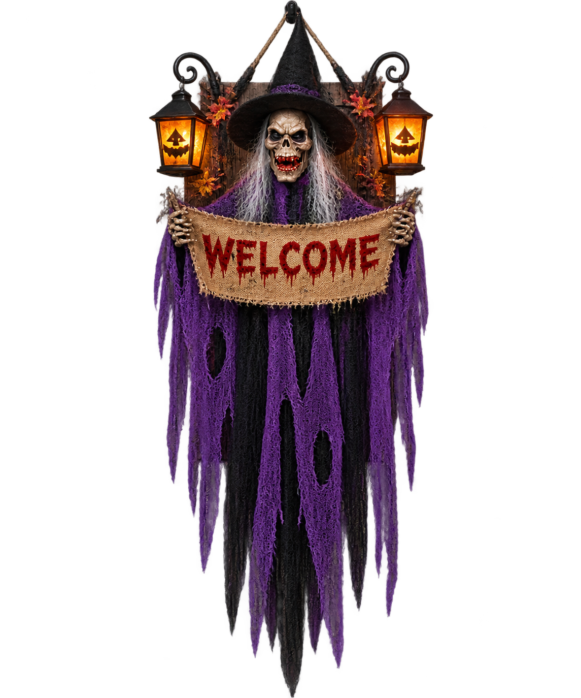 Electric Resin Skull for Halloween Decoration