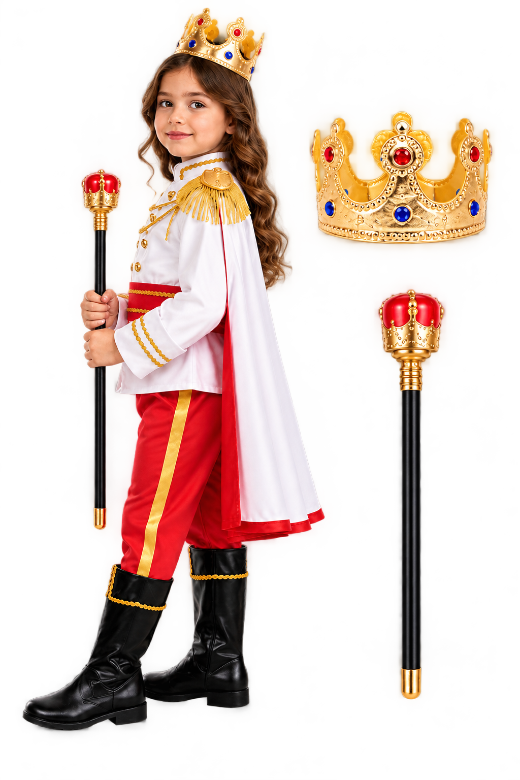 Little Royal Princess Commander Costume