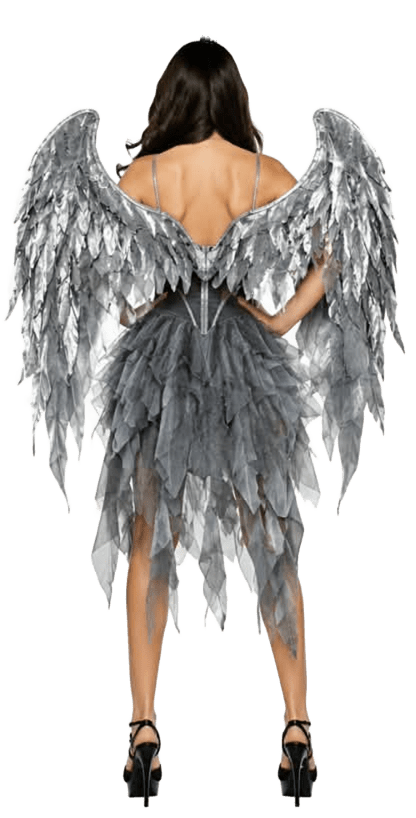 Women’s Dark Fallen Angel Costume – Halloween Fantasy Outfit