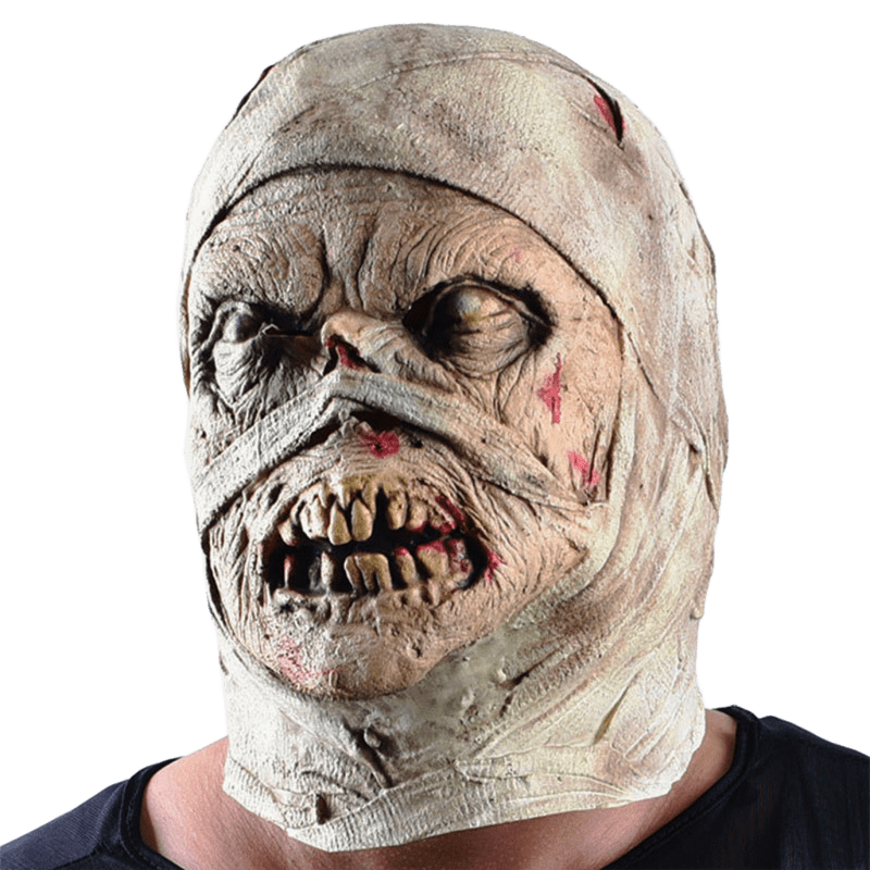 Mummy Horror Mask – Realistic Undead Halloween Costume Mask