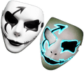 LED Purge Mask – Glowing Halloween Horror Face Mask