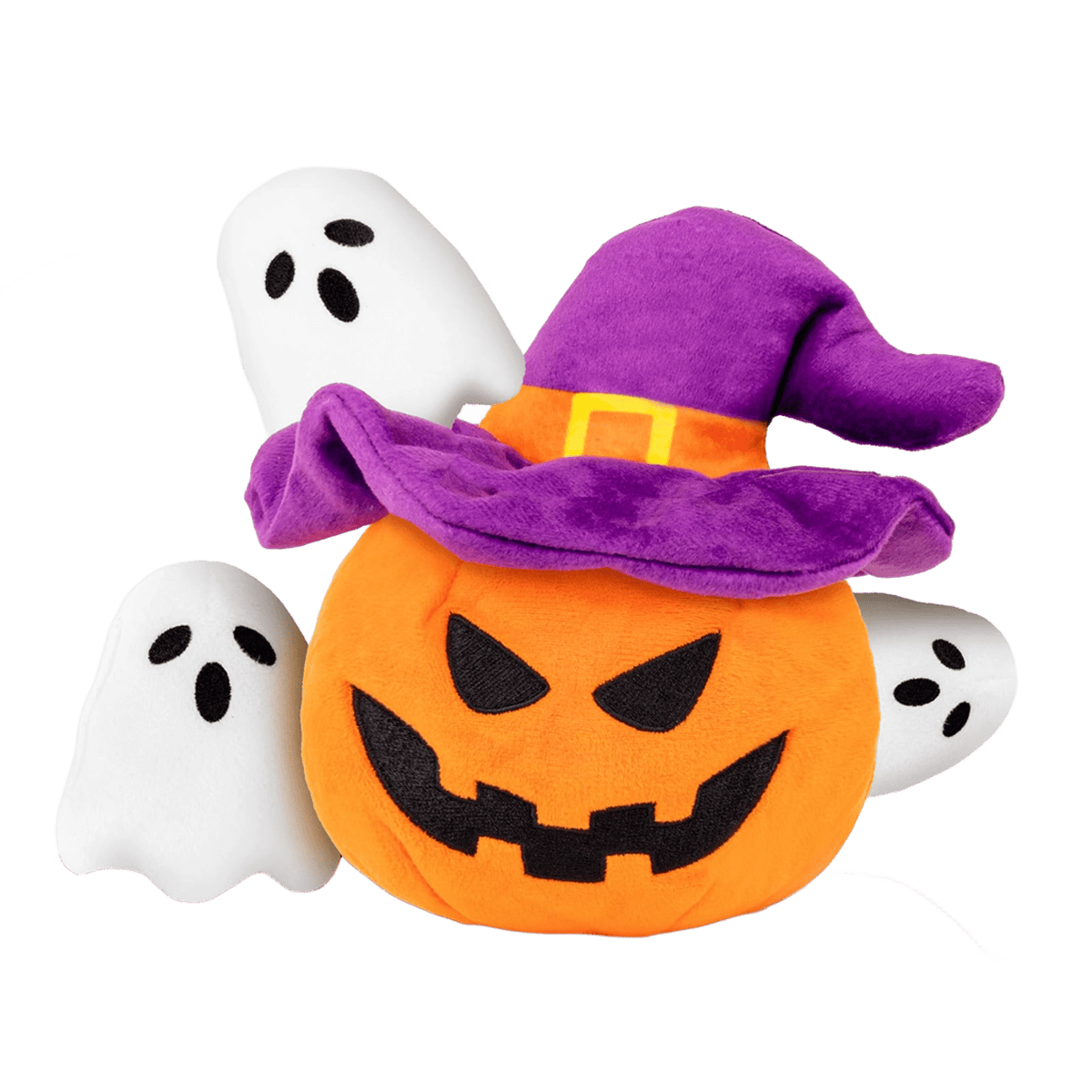 Spooky Pumpkin Ghost Hide & Seek Dog Toy